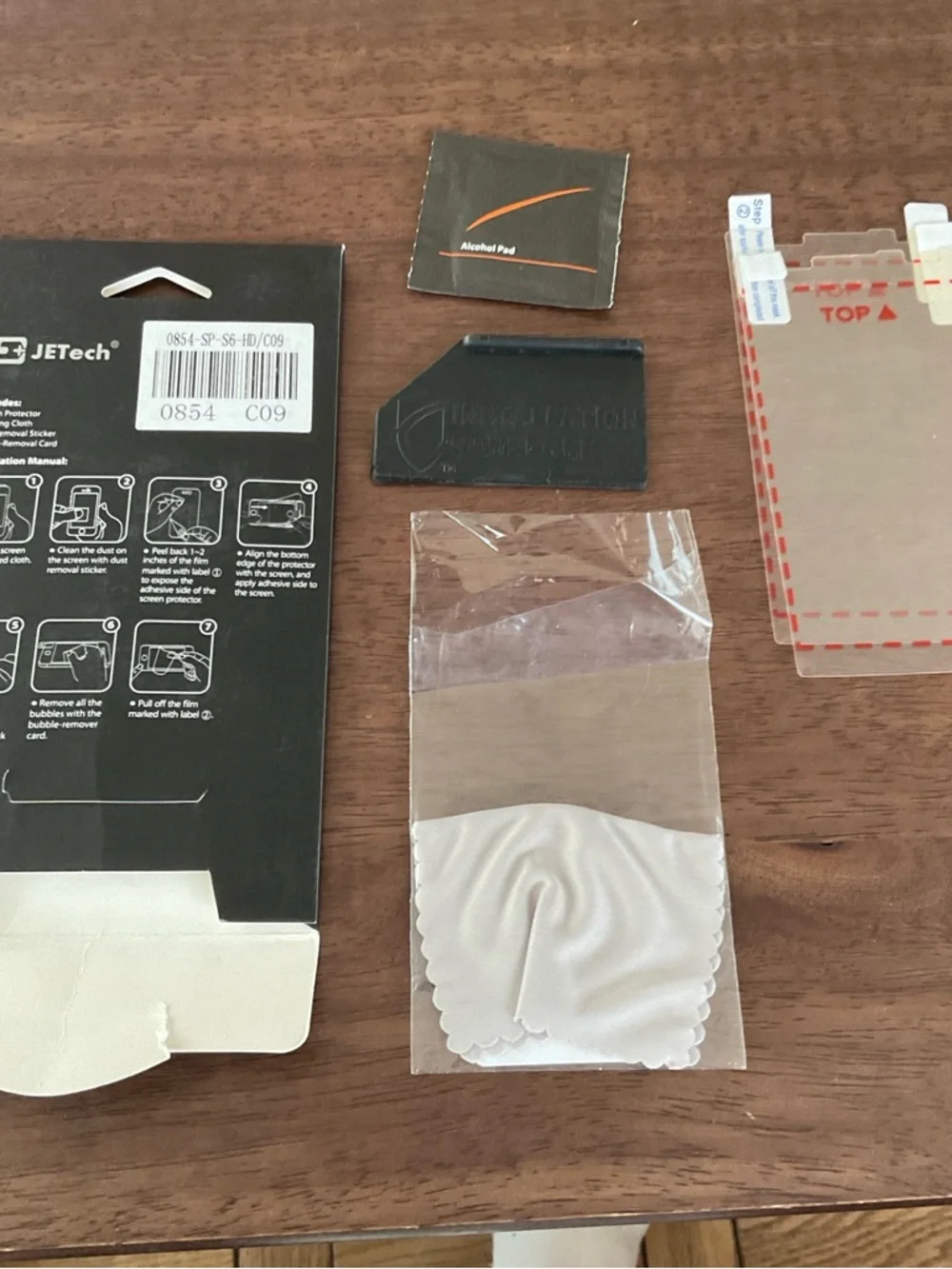 Jet Tech Screen Protector Samsung S6 HD open box 2 Pack